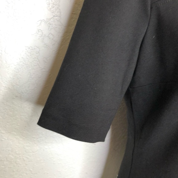 WHBM black white drop waist houndstooth skirt dress size 8 - Picture 6 of 16